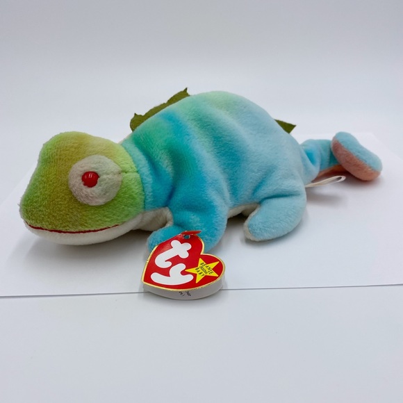 Ty Beanie Baby "Iggy" The Iguana Tie Dye 1997 - Picture 4 of 12
